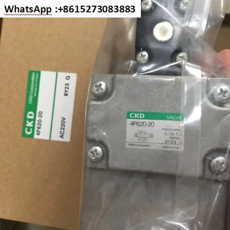 오리지널 CKD 솔레노이드 밸브 4F620-20-AC220V 4F610-20-AC220V 신
