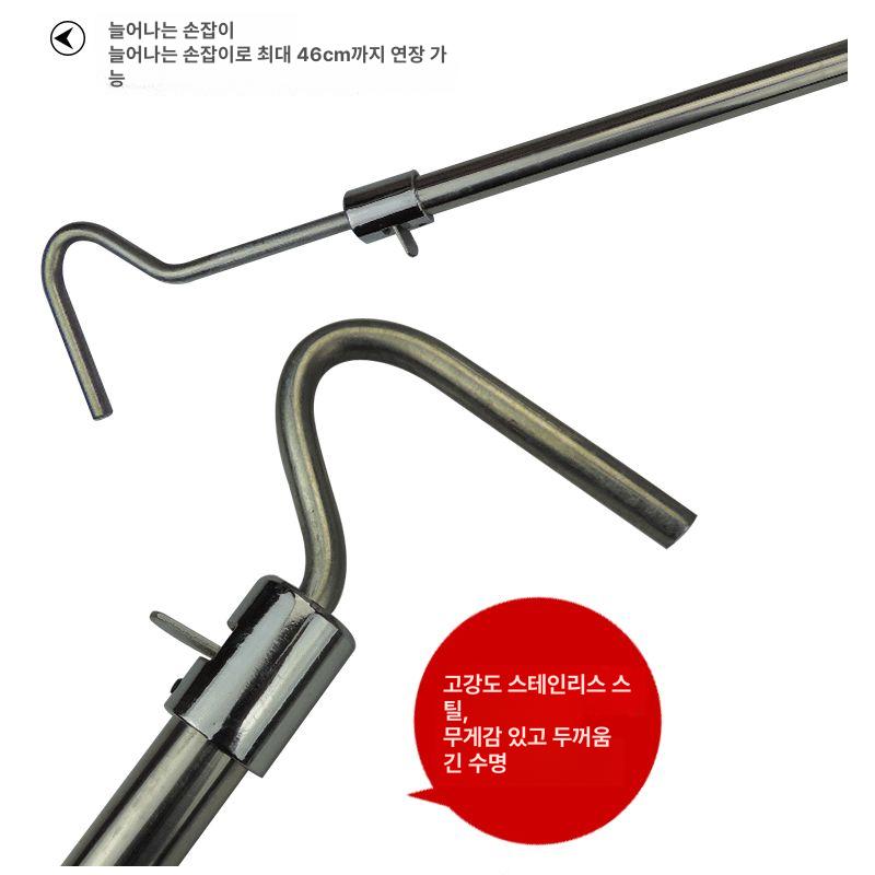야생동물 올가미 대형 그물망 포획틀 막대 포획망 포획그물 조류 구조장비 - 상세 이미지 2
