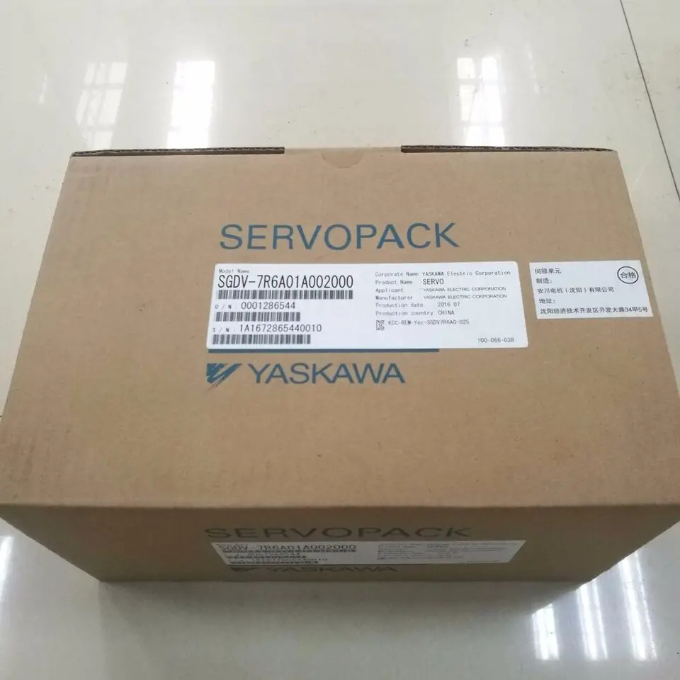 Yaskawa 서보 드라이브 SGDV-7R6A01A002000 SGDV7R6A01A002000 내 신