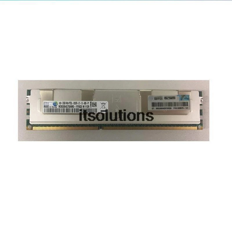 hp호환 628975-081 627814-B21 32G PC3L-8500R 메모리 DDR3 1066 EEC REG