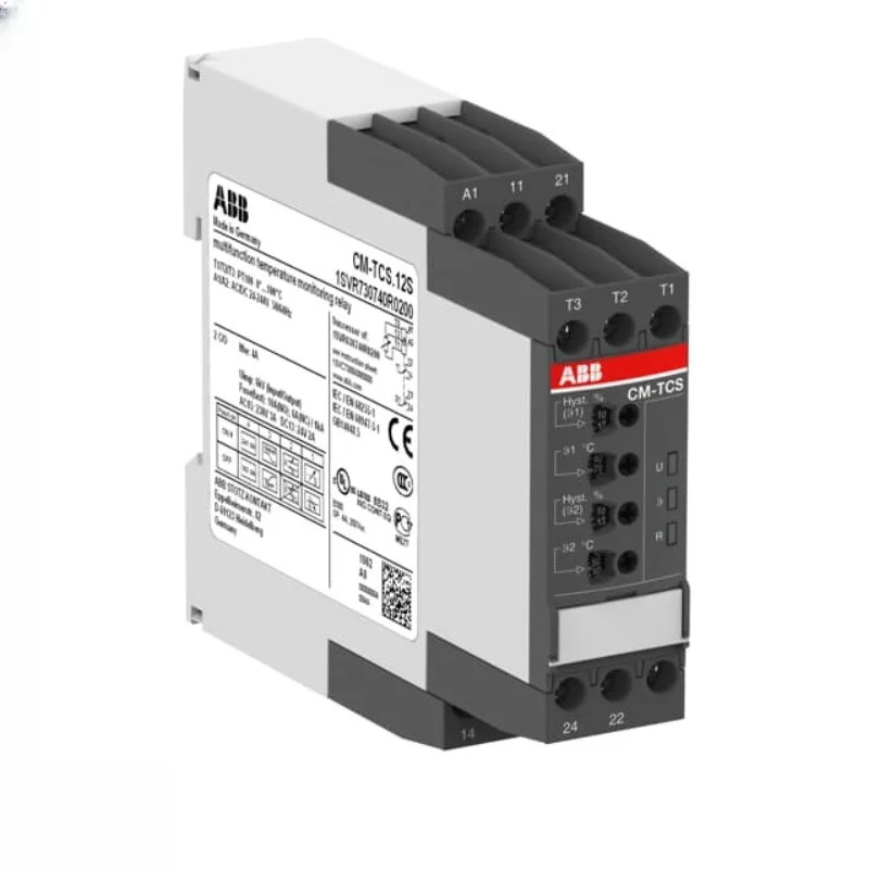 ABB 릴레이 CM-TCS.12S 0  100 C 24-240VAC/DC ID 1SVR730740R0200