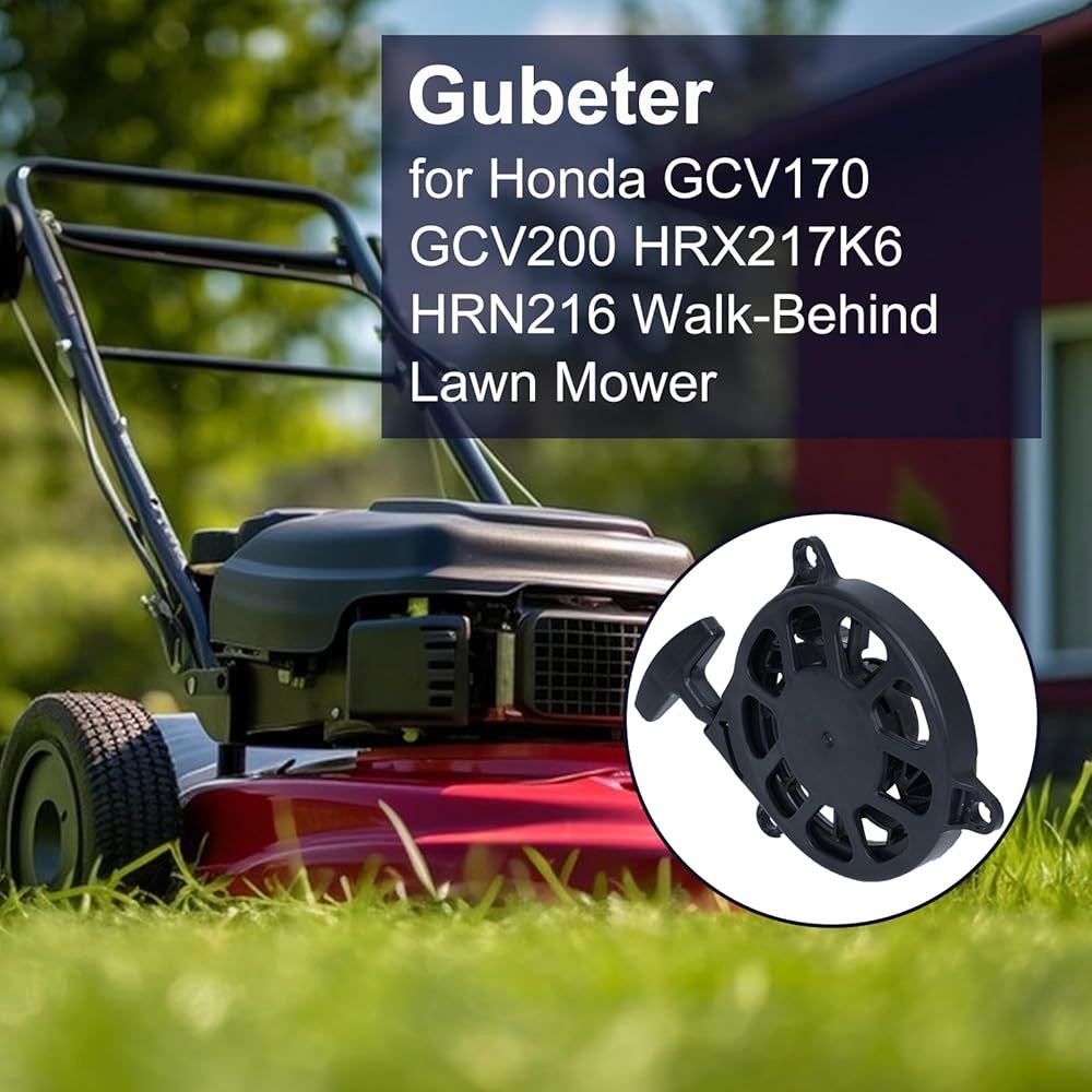 Gubeter 28400-Z9V-014 리코일 스타터 어셈블리 혼다 스타트 28400-Z9 발전기 V-004 GCV170 교체 28400-Z9L-004, Walk-Behind 잔디 - 상세 이미지 3