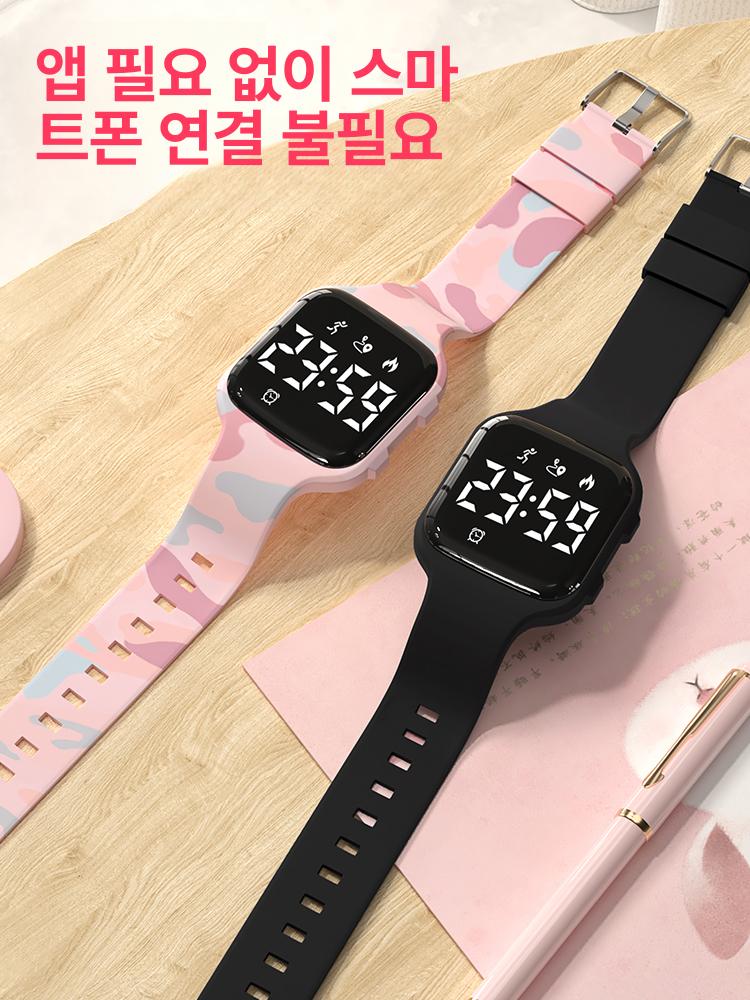 스마트 진동알람시계 기능 기상 디지털 학생 운동 - 상세 이미지 2