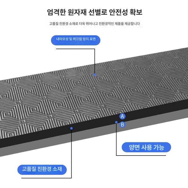 방음 홈짐매트 헬스장 가정용 바닥 충격흡수 층간소음 헬스기구 깔판 방지 방진매트 - 상세 이미지 4