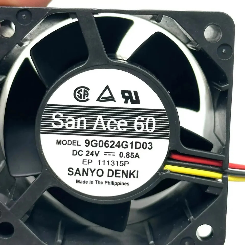 Sanyo Denki 3 선 서버 냉각팬 9G0624G1D03 DC 24V 0.85A