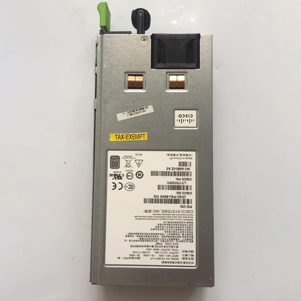 서버 Clsco PS-2651-1-LF 650W UCSC-PUS-650W V02 341-0490-02 A0 전원공급장치