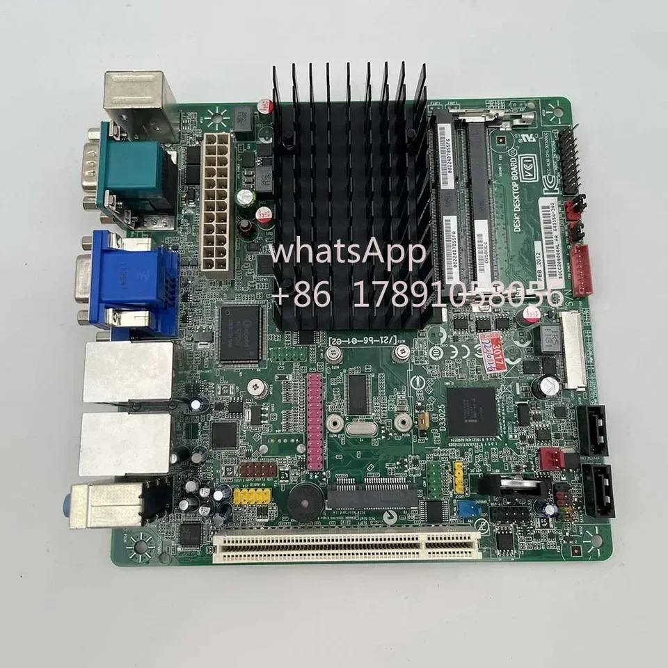 M-ITX 산업컴퓨터 마더보드 D2500cc DDR3L 17x17 리퍼 고품질