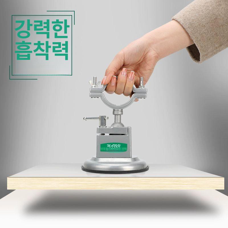 소형 미니바이스 전동 브라켓 스탠드 고정대 고정형 지지대 조절식 클램프식 흡착판 - 상세 이미지 3
