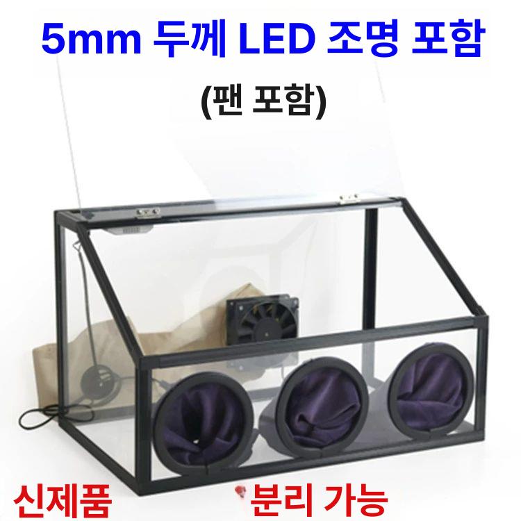 투명 작업함 방진함 대형 커버 집진박스 분진 연삭 방진상자 밀폐 진공글러브박스 - 상세 이미지 4