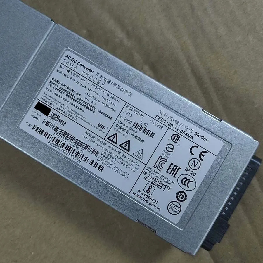 FortiGate FG-3800D FG-3700D 전원공급장치 PFE1100-12-054NA 1100W 프런트 엔드 AC-DC 컨버터 신