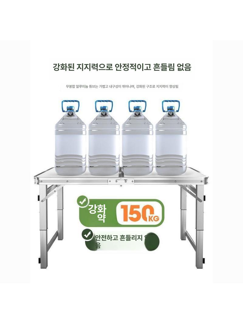 야외용 접이식테이블 카페 식당 인테리어 가구 야외테이블 목제 테라스테이블 - 상세 이미지 4