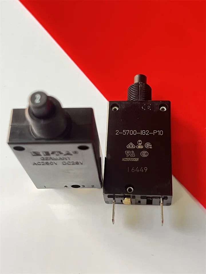 E-T-A 회로차단기 스위치 250VAC 2-5700-IG2-P10-2A IG1-P10-DD-30A 2-5700-IG1-P10-DD-3A