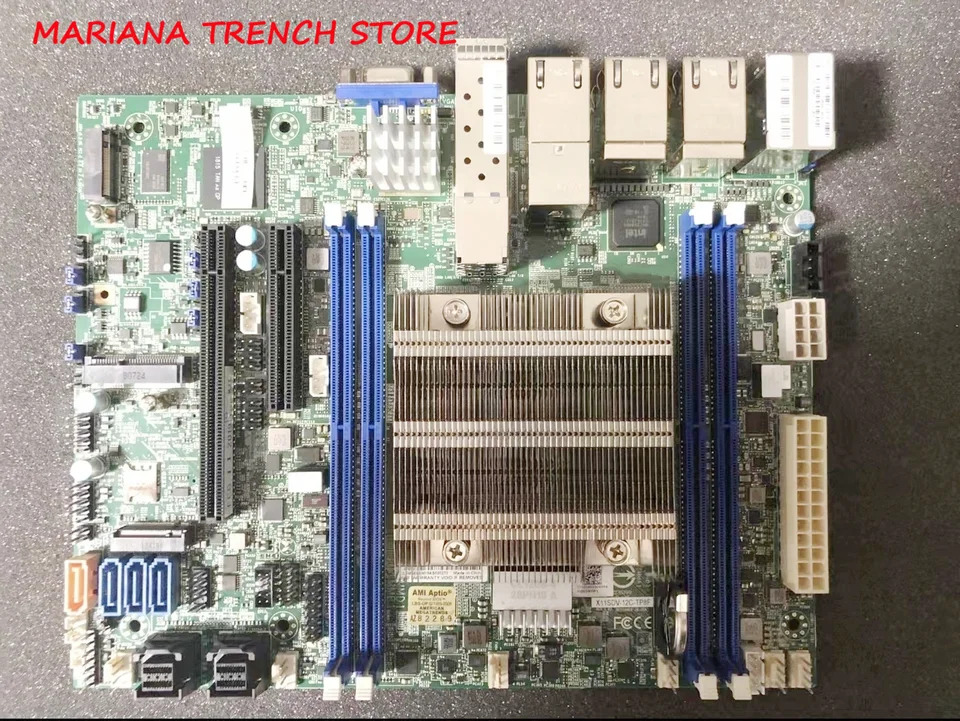 Supermicro 임베디드/IoT 마더보드X11SDV-4C-TP8F 제온 프로세서 D-2123IT 이더넷 컨트롤러 I350-AM4 10G SFP