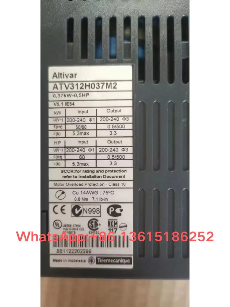 ATV312H037M2 리퍼 인버터 0.37kW-0.5hp호환-200-240V 기능 OK