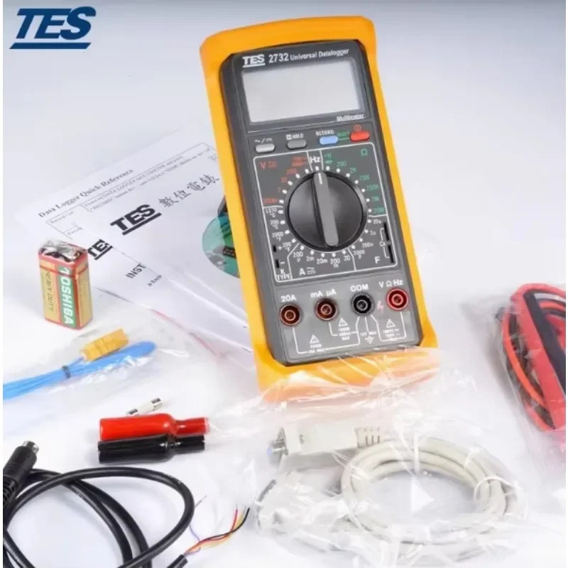 TES-2732A 고정밀 디지털 메모리 멀티미터는 컴퓨터 프로그래밍으로 제어 가능