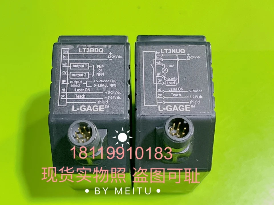 배너 센서 레이저 거리 측정기 LT3BDQ LT3NUQ 그림 옵션 표시