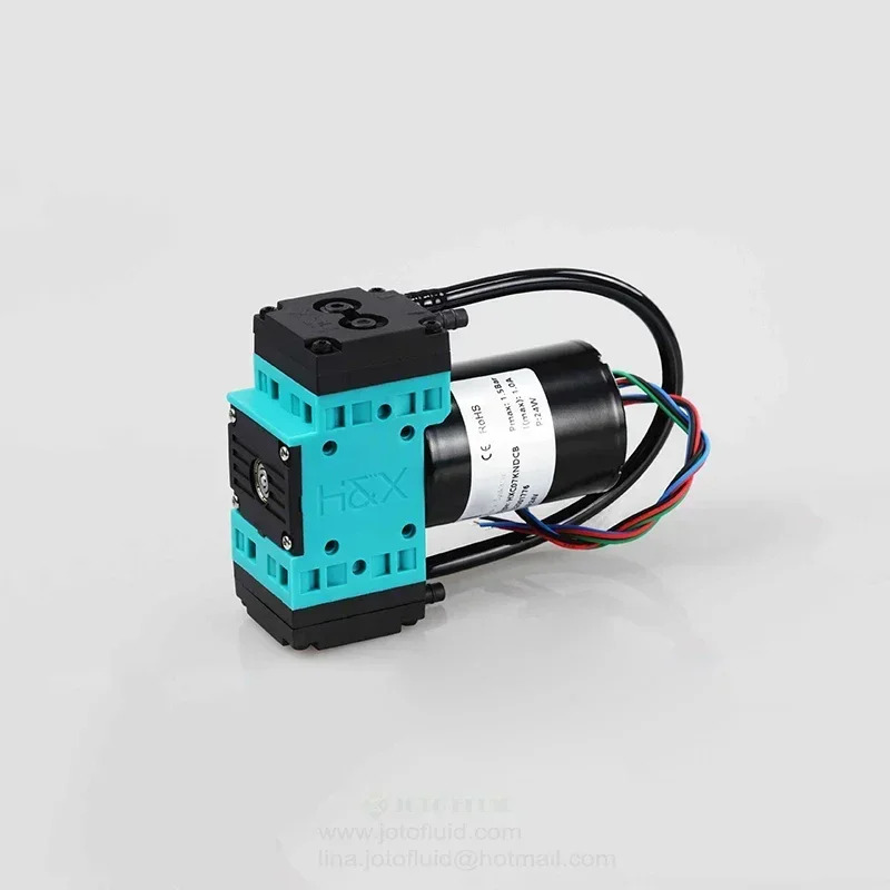 EPDM 브러시리스 소형 다이어프램 에어 펌프 12V 24V 7.5L -97kPa
