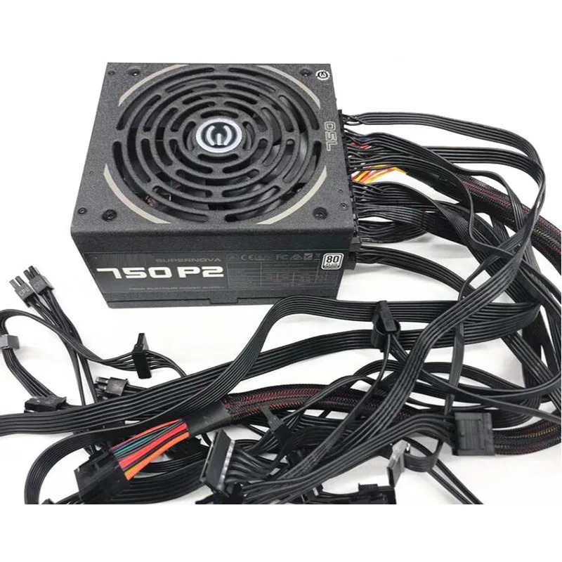 EVGA 슈퍼노바 플래티넘 채굴 전원공급장치 750W 750P 2 풀 모듈