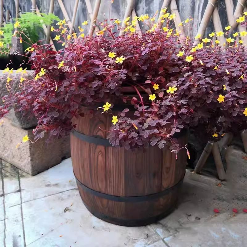 포도주 와인보관통 인테리어 담금주 높이 숙성용오크통 와인오크통 오크배럴 빈티지 - 상세 이미지 3