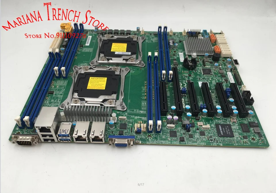 Supermicro 산업패키지 마더보드X10DRL-i LGA2011 E5-2600 v4/v3 군 DDR4 GbE LAN IPMI 2.0 SATA3 6Gbps