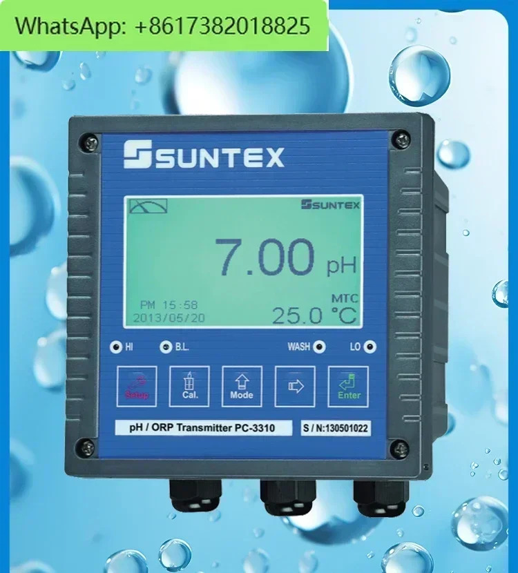 SUNTEX PH 측정기 PC-3310/PC-3310-RS 수질 pH 검출기 프로브
