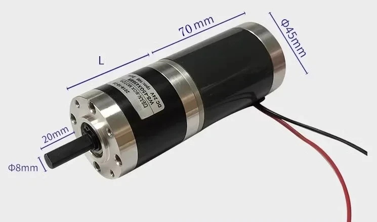 45GX4568R 12V 24V DC 유성 기어드 모터 5RPM-510RPM