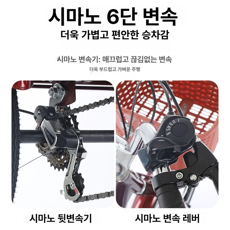 삼륜 자전거 어르신용 노인용 성인용 할아버지 시니어 안전 - 상세 이미지 5