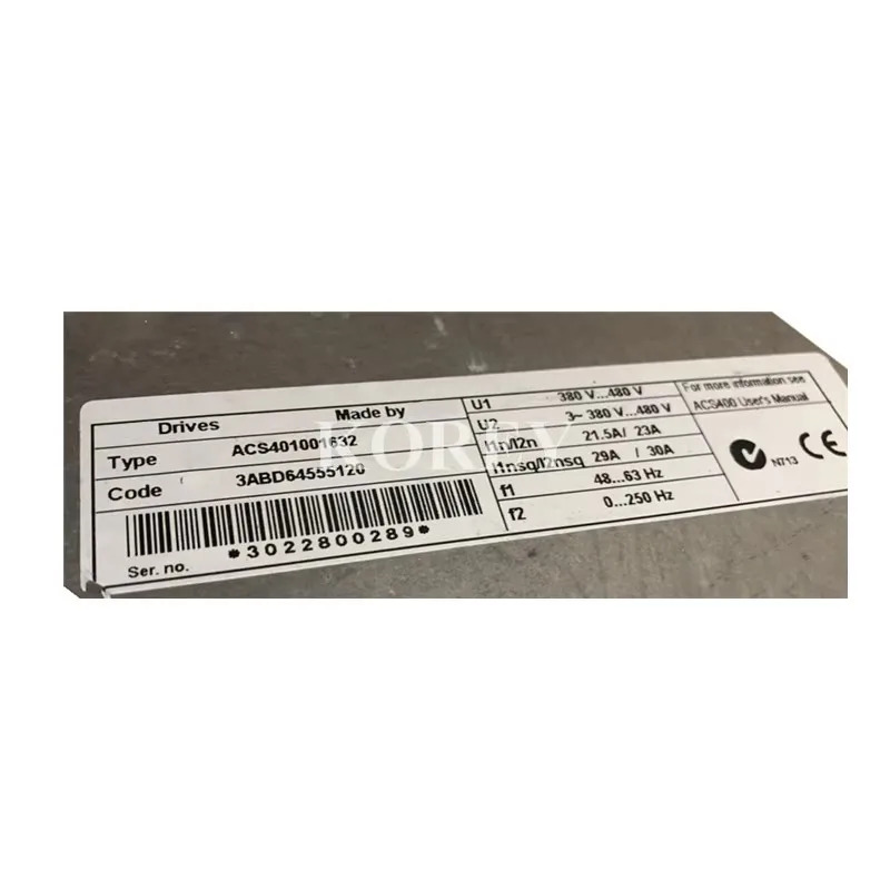 리퍼 완료 인버터 ACS60100203 ACS401001632