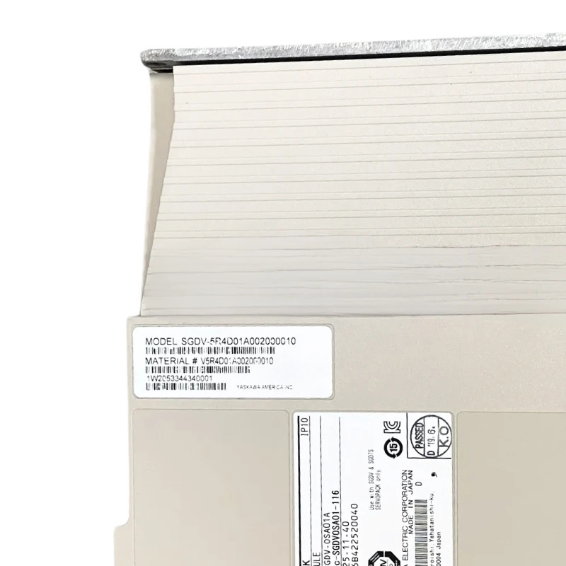SGDV-5R4D01A 002000010 Yaskawa 서보 드라이브 신속