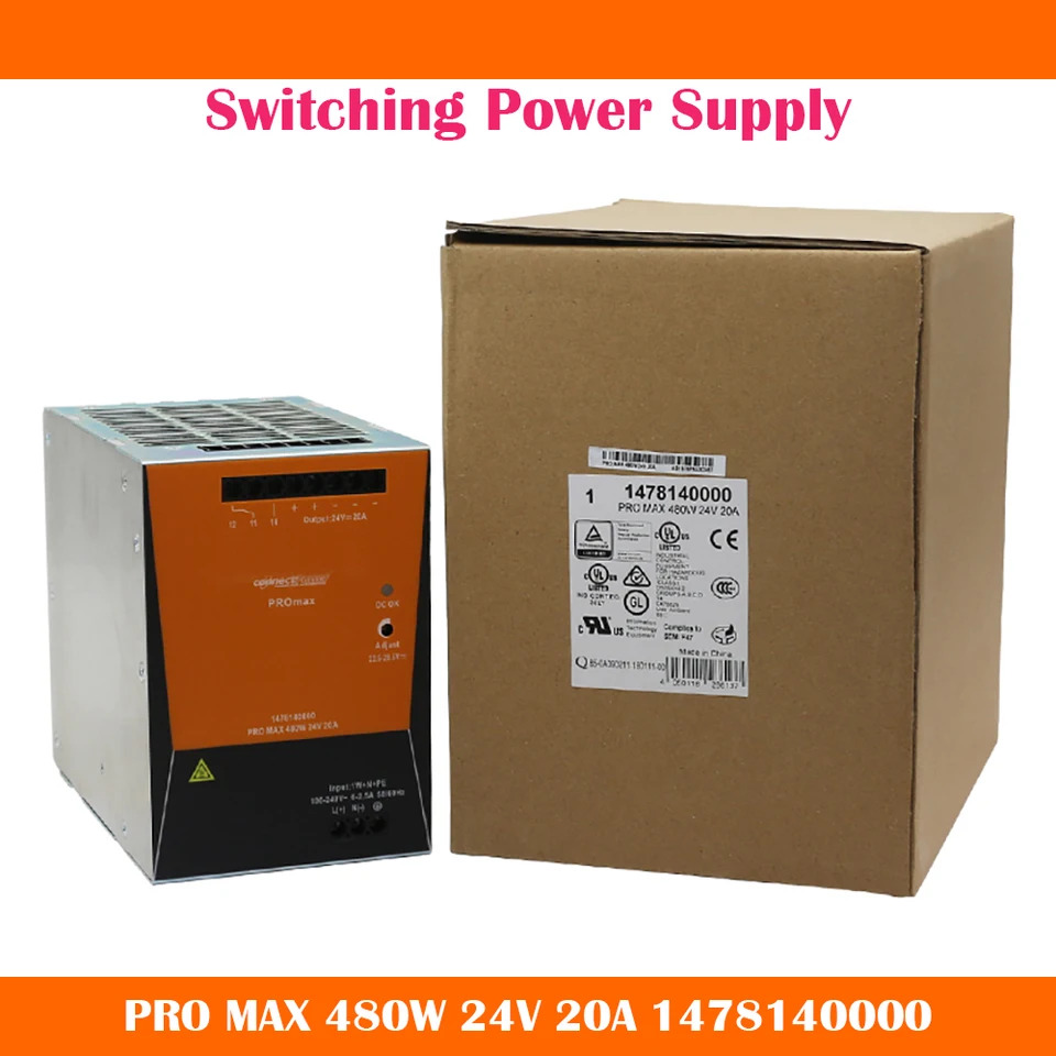 Weidmuller스위칭 전원공급장치 PRO MAX 480W 24V 20A 1478140000