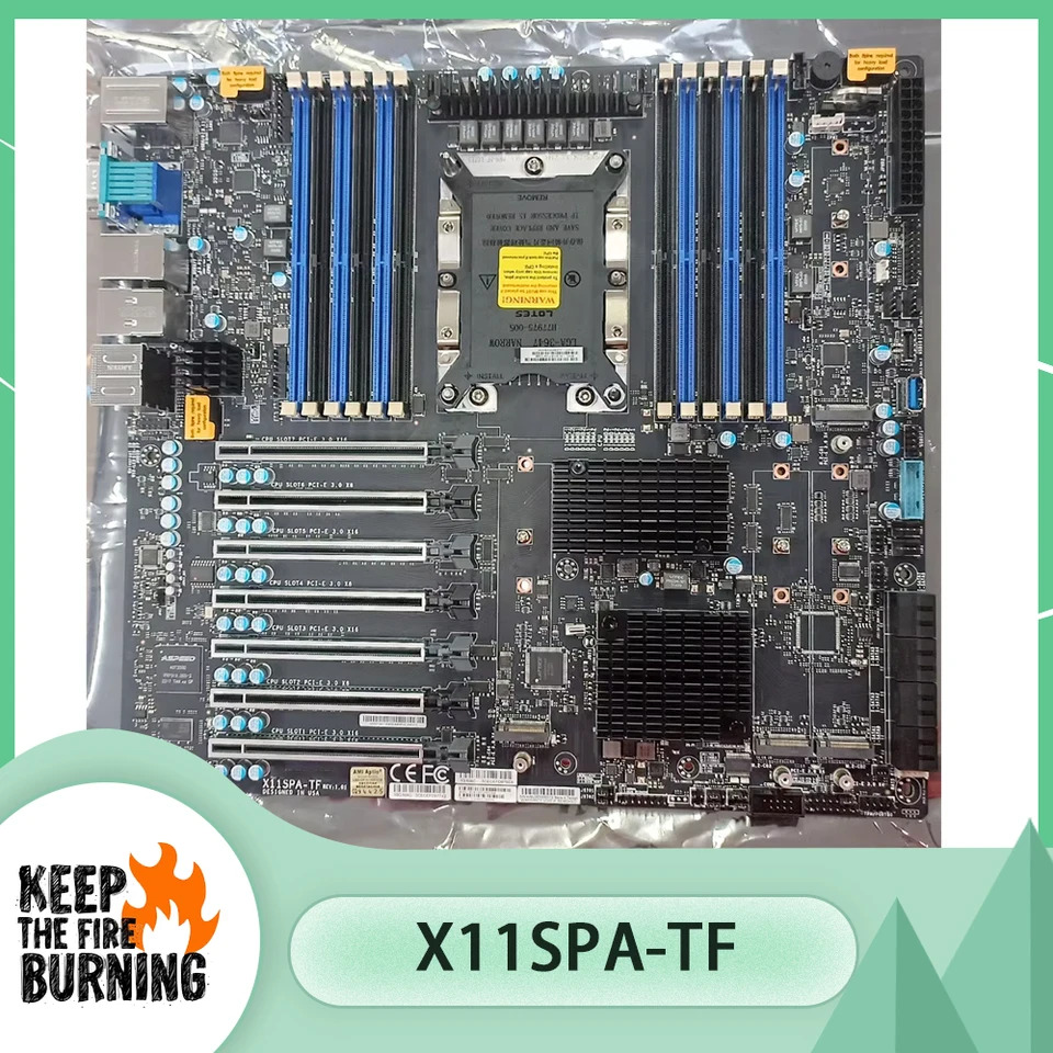 슈퍼마이크로 워크스테이션 마더보드단일 채널 LGA-3647 DDR4 X11SPA-TF