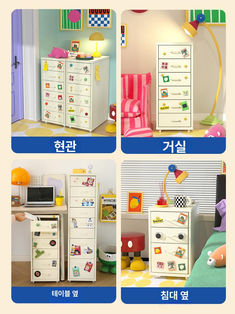 캐비닛 서랍장 보관함 락커 사무용 철제수납장 사물함 파일 잠금장치 락카 정리함 - 상세 이미지 3