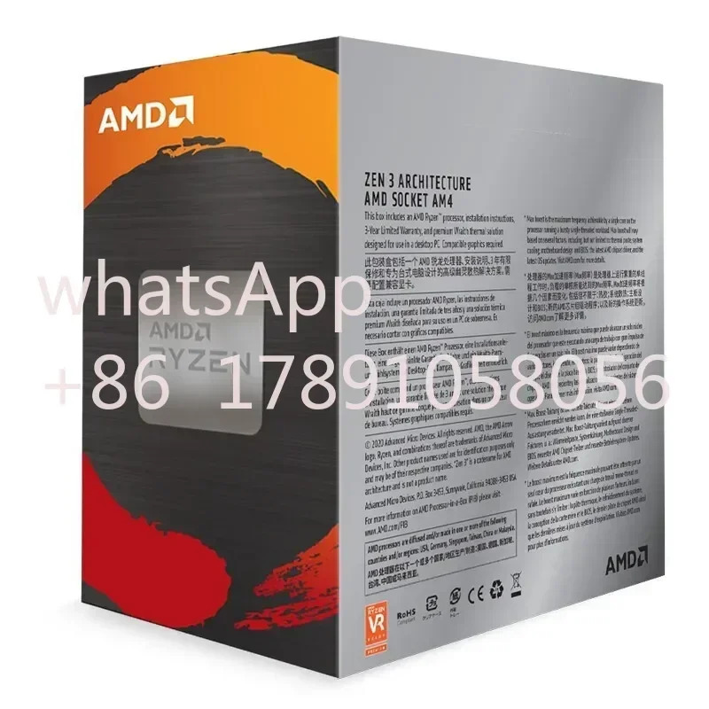 Ryzen호환R5 5600형 CPU B450M B550M 메보드6 코어 12 스레드 3.5GHz 65W