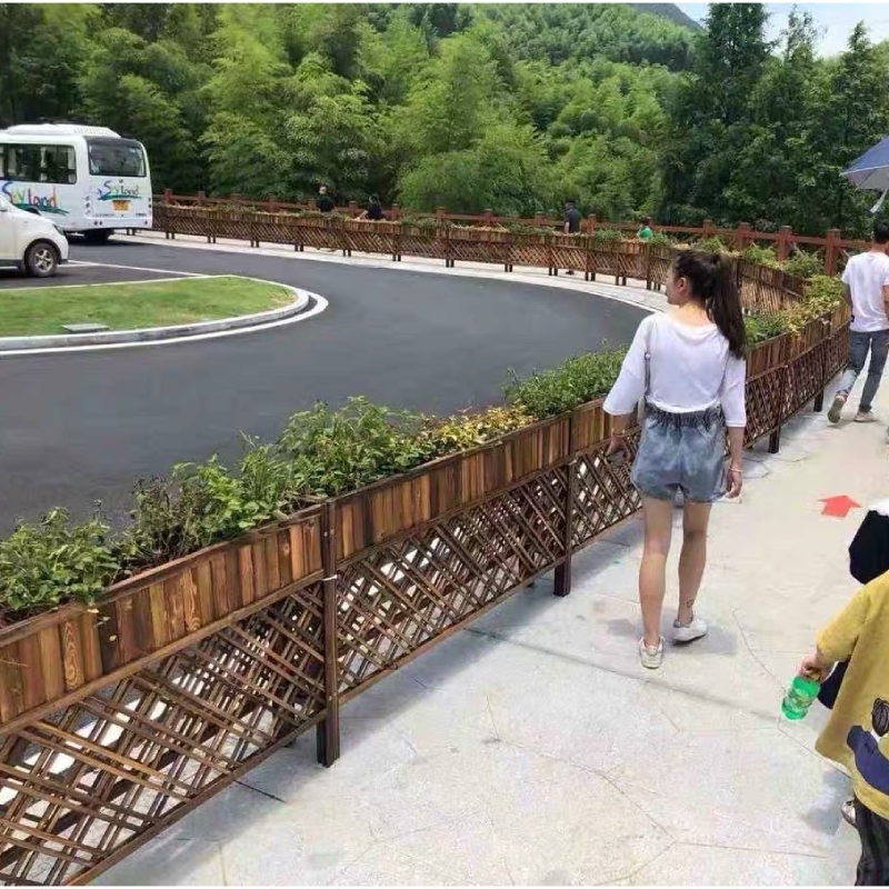 조경 울타리펜스 가림막 호텔 공간분리 텃밭 인테리어 경계 목재 가든 전원주택 - 상세 이미지 4