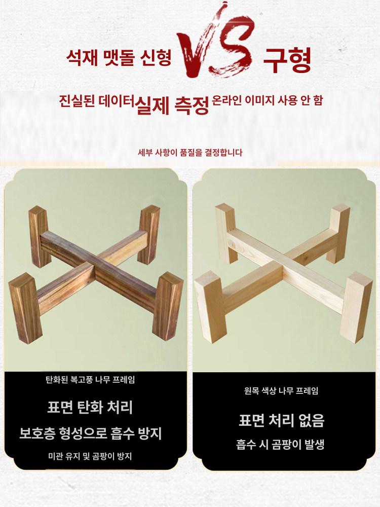 천연석 전통맷돌 가정용 멧돌 분쇄기 콩갈기 손절구 공예품 연삭 콩갈이 이미지 6