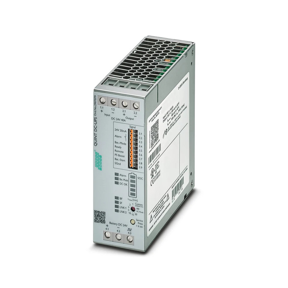 QUINT DC-UPS 피닉스 무정전 전원공급장치 24VDC 40A 2907079 QUINT4-UPS 24DC 40 PN용