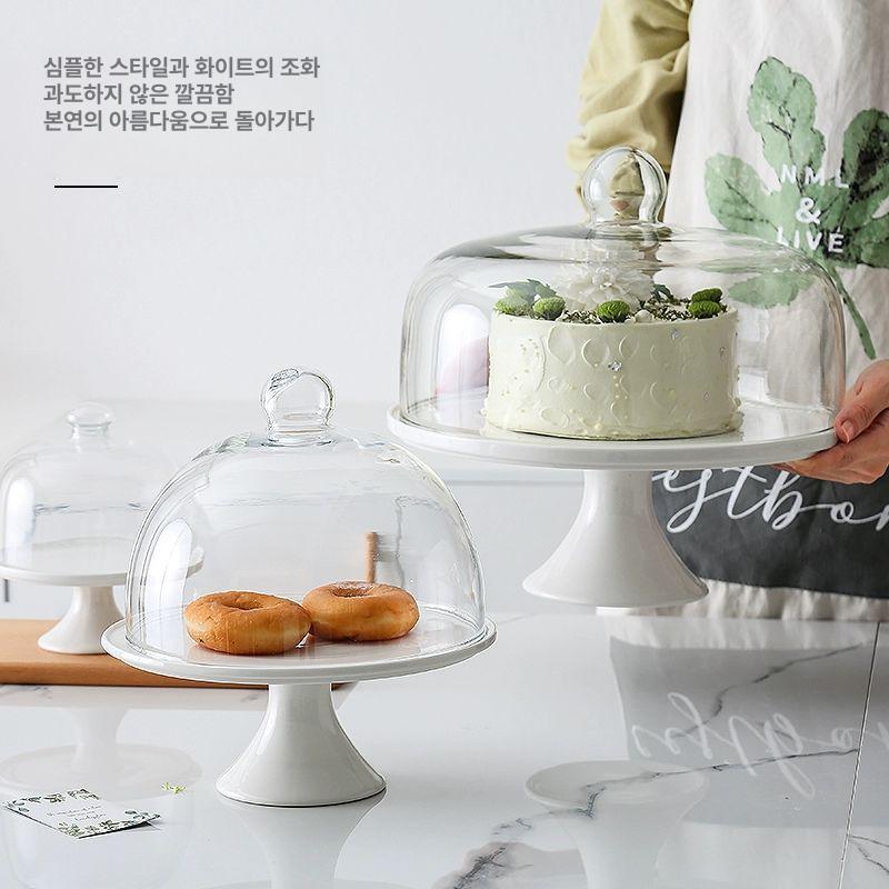 소형 스탠드 선반 소품 거치대 전시 투명받침대 정리 보관 상품진열대 수납 원형 매대 - 상세 이미지 5