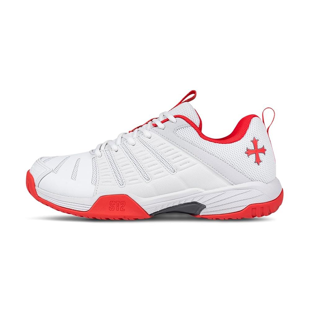 Teuton Sports ST2 유니 올 코트 스쿼시, 가볍고 피클볼 여성 좋은 통기성이 위한 슈즈 8.5 테니스, 등을 스니커즈., 10/남성 라이트그레이., - 상품 이미지