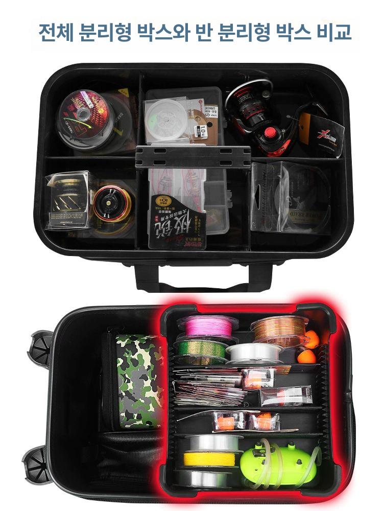 루어낚시 태클박스 다용도 보조가방 홀더 하드 상자 휴대용 다기능 민물낚시가방 - 상세 이미지 2