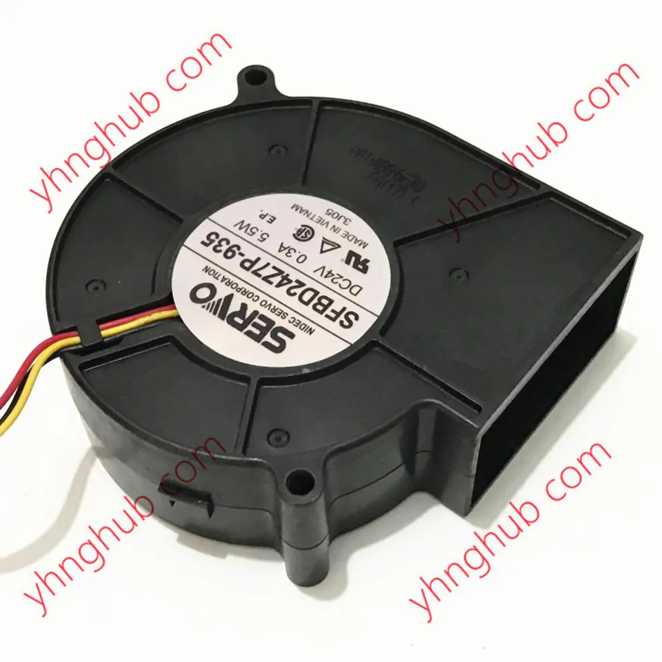 SERVO SFBD24Z7P-935 3 선 서버 냉각팬 DC 24V 0.3A 90x90x32mm