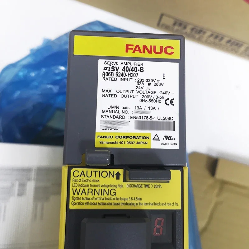 FANUC 서보 드라이버 모듈 A06B-6240-H207 A06B 6240 H207 신