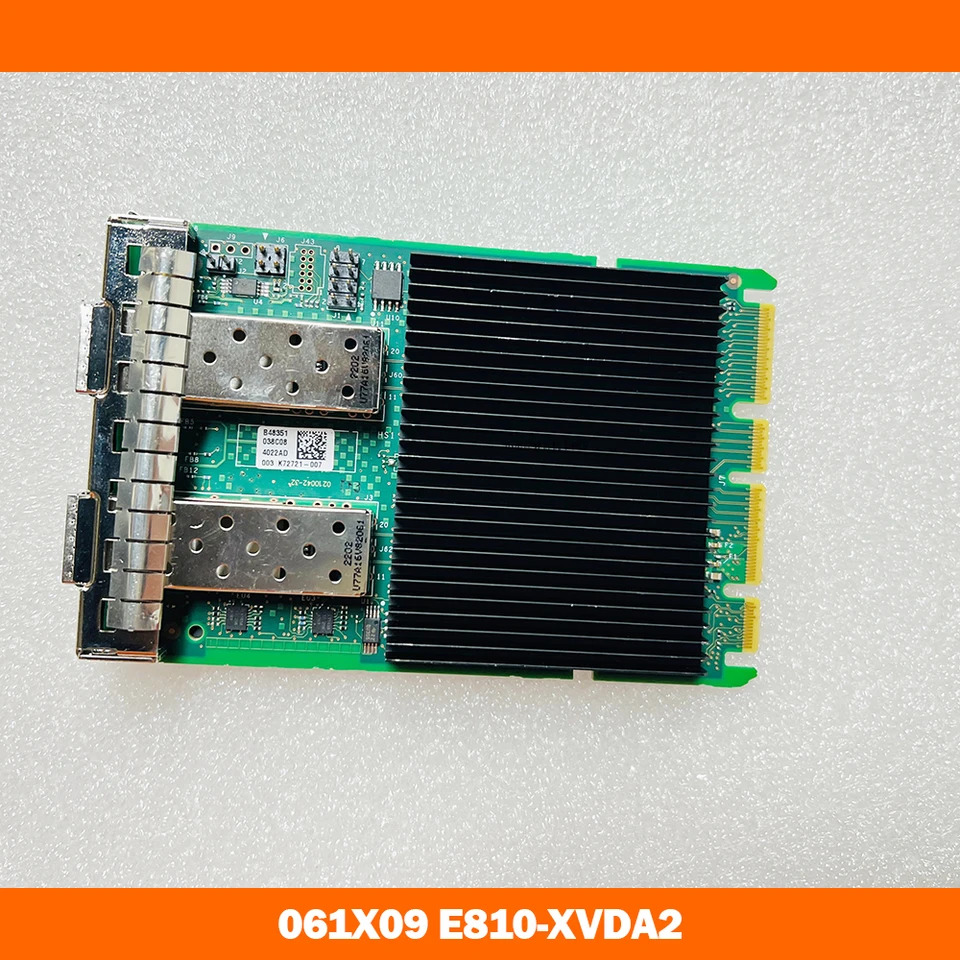 듀얼 포트기가비트 이더넷 카드 델 061X09 E810-XVDA2 SFP28 25GB OCP3.0