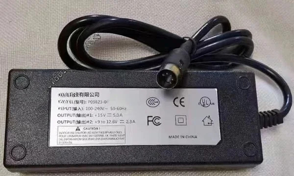 SonoSite M-터보 전원공급장치 어댑터 PNP09823-06 5 핀 15VCC-12VC 호환