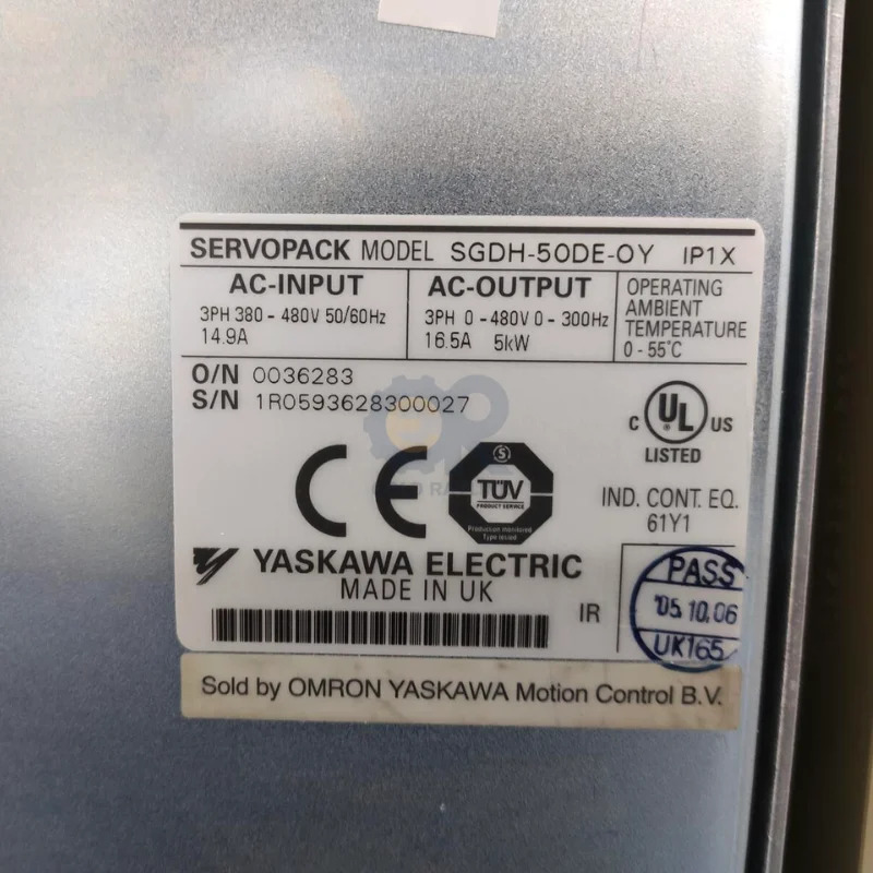 새 Yaskawa SGDH-50DE-OY 서보 드라이브 SGDH50DEOY