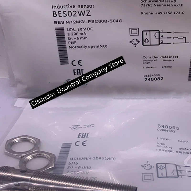 BES M12MGI-PSC60B-S04G M12MGI-NSC60B-S04G 신형 스위치 3 개