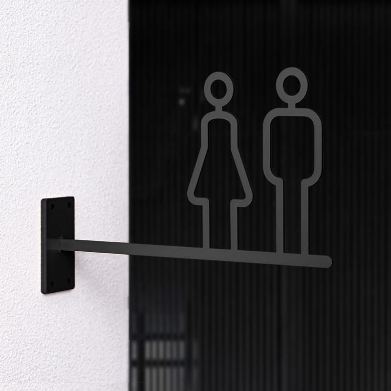 아크릴현판 화장실표지판 아크릴안내판 아크릴사인 실내아크릴간판 돌출형 안내표지판 - 상세 이미지 3