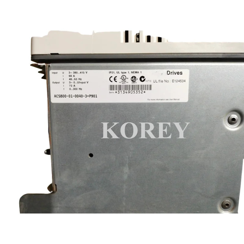 포장 인버터 ACS800-01-0040-3 P901 37KW