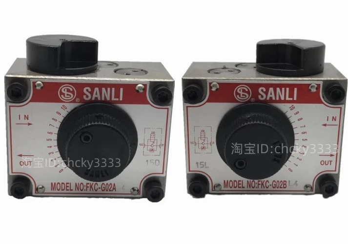 Sanli 유압 속도 제어 밸브 FKC-G02AL4 FKC-G03AL4 FKC-G02BL4 FKC-G03BL4 FKC-G03AR4 FKC-G02AR4