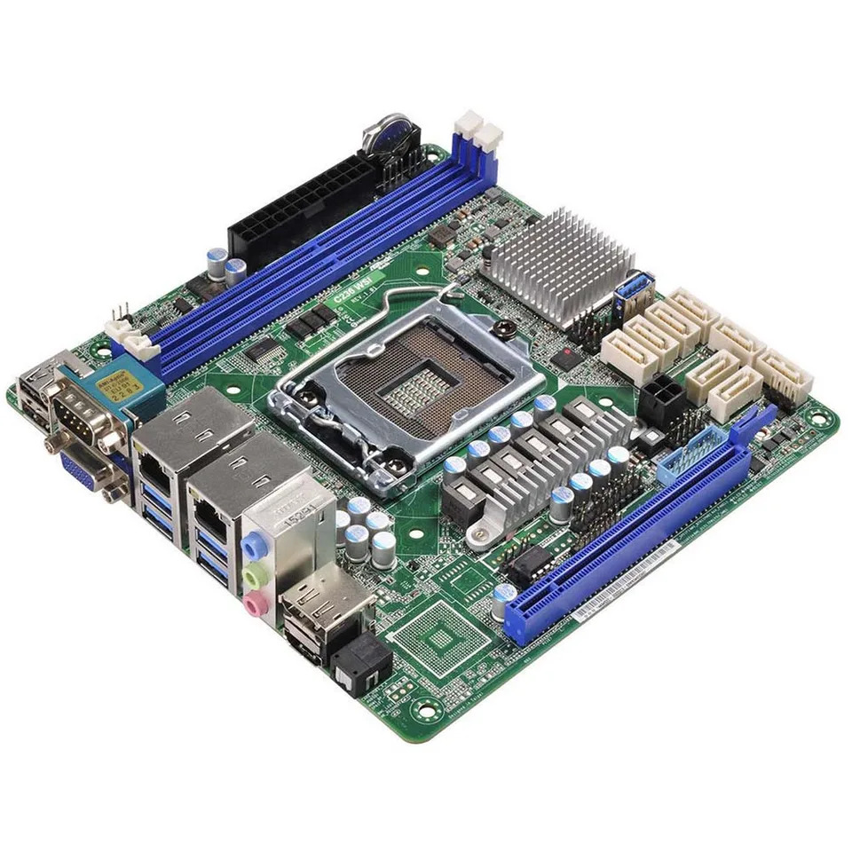 단일 CPU 워크스테이션 마더보드 지원 ASRock호환 C236 WSI LGA1151 E3-1200 v5 v6