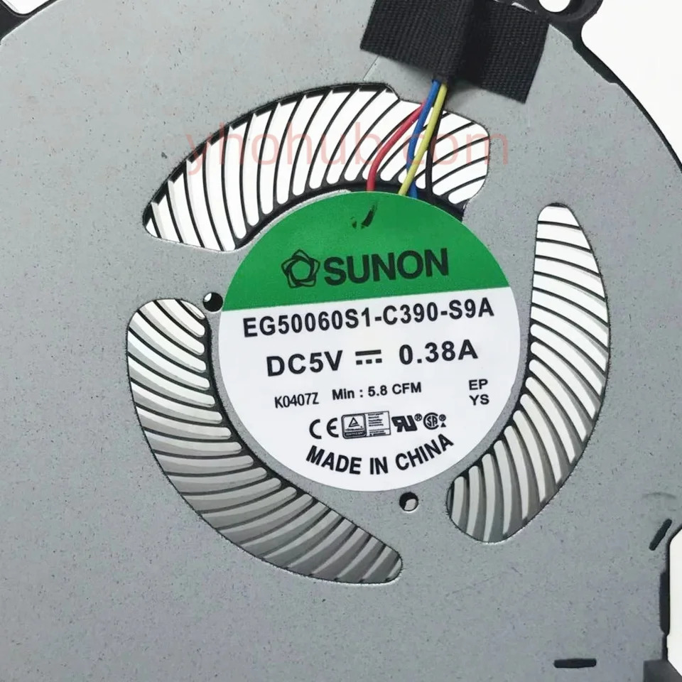 SUNON EG50060S1-C390-S9A DC28000NZS0 DC 5V 0.38A 4 선 서버 냉각팬